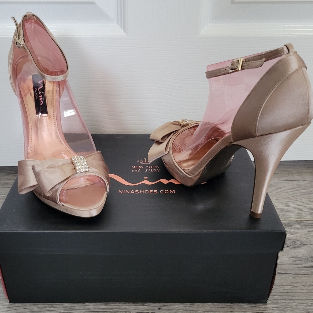 Wedding sandals champagne color